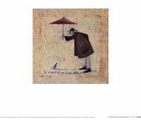 Sam Toft - imprimé "I'm So Small But You Always Notice Me" PM5068 (30 cm x 30 cm) (Marron)