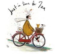 Sam Toft - imprimé "Just In Time For Tea" PM7087 (40 cm x 40 cm) (Blanc/Multicolore)