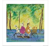 Sam Toft - imprimé "Singing In The Bluebells" PM11553 (40 cm x 40 cm) (Bunt)