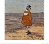 Sam Toft - Murale "L'importance des petites choses" PM3498 (40 cm x 40 cm) (Beige/Grey/Brown)