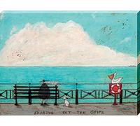 Sam Toft (Sharing Out The Chips 30 x 40 cm Toile Imprimée