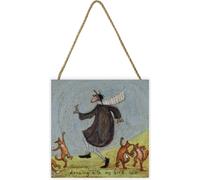 Sam Toft - Tableau "Dancing With My Bird", en bois PM3062 (Taille unique) (Coloré)