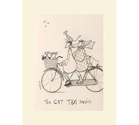 Sam Toft (The Cat Taxi Service Sketch 30 x 40 cm montée d'impression