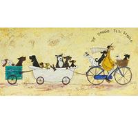 Sam Toft (The Doggie Taxi Service 30 x 60cm Impression sur Toile