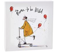 Sam Toft Toile imprimée 30 x 30 cm (Born to be wild)
