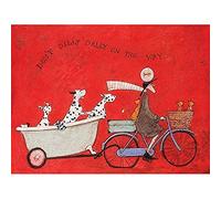Sam Toft imprimée Don't Dilly Dally on the Way 30 x 40 x 3.8 cm Blanc
