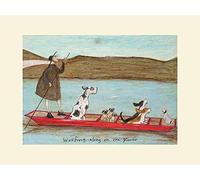 Sam Toft (Woofing Along on The River 30 x 40 cm montée d'impression