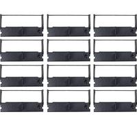 Sam4s ER-5115II Ruban Encre Compatible avec TEC MA-1350, MA-1530, MA-1535, ERC-32, ERC32, Epson M820, TM-935, TM-U150, TM-U420, TM-U675, TM-H6000, TM-H6000II (Violet) 12 Pack
