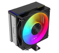 SAMA A40L Ventirad ARGB pour CPU, refroidisseur tour unique avec ventilateur ARGB 120 mm, TDP 240W, 4 caloducs à contact direct, compatible Intel LGA 1700/1851 & AMD AM5 - Argent