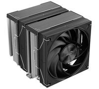 SAMA A60E Ventirad CPU Double Tour, 2 Ventilateurs PWM 120 mm avec Anneau Guide, 6 Caloducs à Contact Direct, 265 W TDP, Compatibilité Intel LGA1700/1200/115X/1851 et AMD AM4/AM5, TDP 265W - Argent