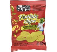 Samai Chips de Banane Plantain Pimentes 75 g - Lot de 5