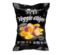 Samai Chips de Légumes avec Sel de Mer, Mélange Végétalien, 57g