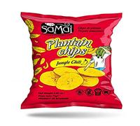 Samai Plantain Chips, Lime, 2.5 Ounce (Pack of 15)