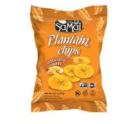 Samai Plantain Chips, Naturally Sweet, 2.65 Ounce (Pack of 15) - Packaging may vary