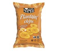 Samai Plantain Chips, Naturally Sweet, 5 Ounce (Pack of 8)