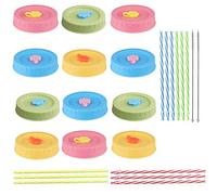 Samantha 40 Pièces Conteneurs de Stockage de Slime, Conteneurs de Stockage Slime, Conteneurs de Balles en Mousse, Utilisés pour Stocker la Pâte à Modeler, la Colle, Les Cosmétiques, Etc.