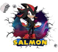 Samantha Fox - Sticker mural 3D trou décoration vinyle en sticker mural personnalisé art décoration