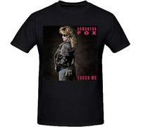 Samantha Fox Touch Me Mens T-Shirt Vintage Gift Unisex Black Tee Size M