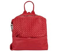 Samantha Look Sac à dos Damen echt Leder 021393 Fabriqué en Italie, compartiment smartphone, shopper, sac à dos femme 2en1, sac à main convertible