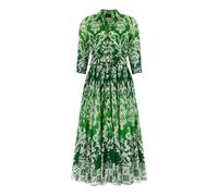 Samantha Sung - Aster Midi Dress - Femme - Robes - Vert - Taille: 40 FR