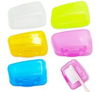 SAMANTHAHALLLTD Lot de 5 étuis de protection pour tête de brosse à dents - Pour les voyages - Portable - Convient pour les voyages, la famille