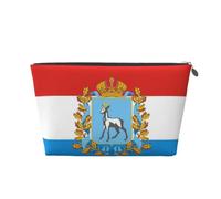 Samara Trousse de maquillage de voyage en cuir étanche Motif drapeau de Samara