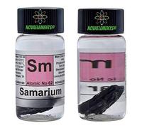 Samarium-Cobalt Élément 62 Sm, Champion Pure 1 Gramme 99,9% en Flacon de Verre avec Étiquette