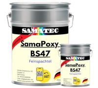 SAMATEC Mastic fin BS47 2,4 kg en résine époxy 2K pour réparer les trous, fissures, défauts
