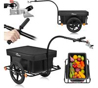 SAMAX remorque de transport / remorque de vélo 90 litres / 80 Kg avec attelage - Mountain