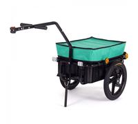 SAMAX Remorque de Vélo Chariot de Transport Bagages Cargo Trailer 60 kg 70L Neuf