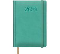 Samba Agenda 2025 1 Jour Par Page,Format A5 (15 X 21 Cm),12 Mois De Janvier À Décembre,Couverture Rigide En Similicuir,Planificateur En Espagnol,Fournitures De Bureau-Vert Menthe.[Y608]