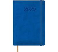 Samba Agenda 2025 1 Jour Par Page, Format A5 (15 X 21 Cm), 12 Mois De Janvier À Décembre, Couverture Rigide En Similicuir, Planificateur En Espagnol, Fournitures De Bureau - Bleu.[F313]