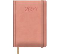 Samba Agenda 2025 1 Jour Par Page, Format A5 (15 X 21 Cm), 12 Mois De Janvier À Décembre, Couverture Rigide En Similicuir, Planificateur En Espagnol, Fournitures De Bureau - Samba Rose.[F312]