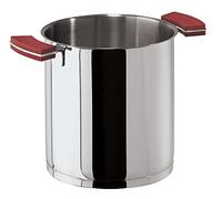 Sambonet 12 O'Clock Marmite Haute, Acier Inoxydable, Rouge, 16 cm