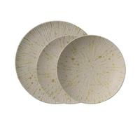 SAMBONET ARTHUR KRUPP Ensemble de 12 assiettes Golden Ray