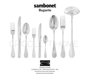 Sambonet - BAGUETTE Monobloc Couverts 75 Pièces 12 Gens -20%