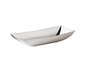 Sambonet Corbeille à Pain Linea Q - en Acier Inoxydable - pour Pain et Fruits - 24 cm - 5653024