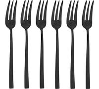 Sambonet Couverts Rock Mirror 2Black Fourchettes à gâteau 6 pcs.