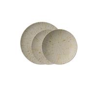 SAMBONET Ensemble de 12 assiettes Golden Ray