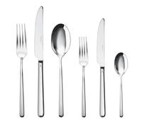 SAMBONET Ensemble De Couvert De Table Linéaire 36 Pièces Acier Inoxydable
