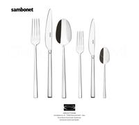 SAMBONET Set de Couverts 36 Pièces Rock Acier G