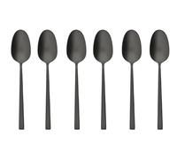 Sambonet Rock PVD 6 Cucchiaini Moka Nero Lucido