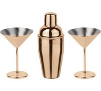 Sambonet Set à cocktail Paderno Martini cuivre 3 pièces