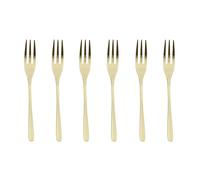 SAMBONET Taste Champagne Fourchettes À Dessert 6 Pièces PVD Acier Inox