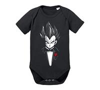 Sambosa Don Vegeta Dragon Body Ball bébé Goku Coton Bio Son Proverbes Barboteuses Garçons et Filles 0-12, Größe2:62/2-3 Mois, Baby:Noir
