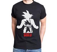 Sambosa Over Goku T-Shirt pour Homme Goku Dragon Master Son Ball Vegeta Turtle Roshi DB, Farbe2:Schwarz;Größe2:3XL