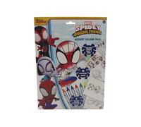 Sambro International Limited CyP Brands- Spidey Enveloppe Activités Créatives Dessin Autocollants Multicolore Produit Officiel