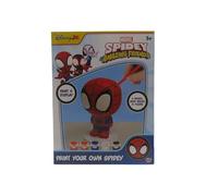 Sambro International Limited CyP Brands-Spidey Figurine en plâtre Activités créatives Peinture Multicolore Produit officiel