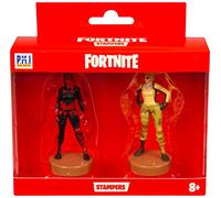 Sambro PMI-3558-2 Fortnite 3D Lot de 2 Figurines à Collectionner et à échanger Multicolore