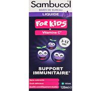 Sambucol For Kids + Vitamine C Extrait De Baies De Sureau Sirop 120ml